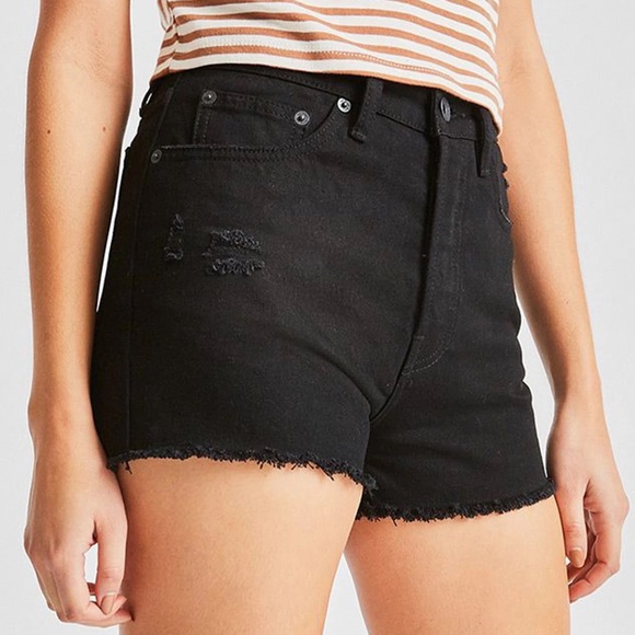 BRIXTON Natasha Cut Off Distressed Shorts - Picture 5 of 6